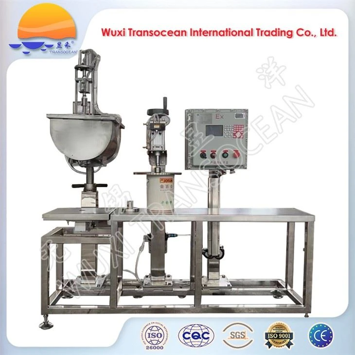 Semi-automatic Gravimetric Filling Capping Machine