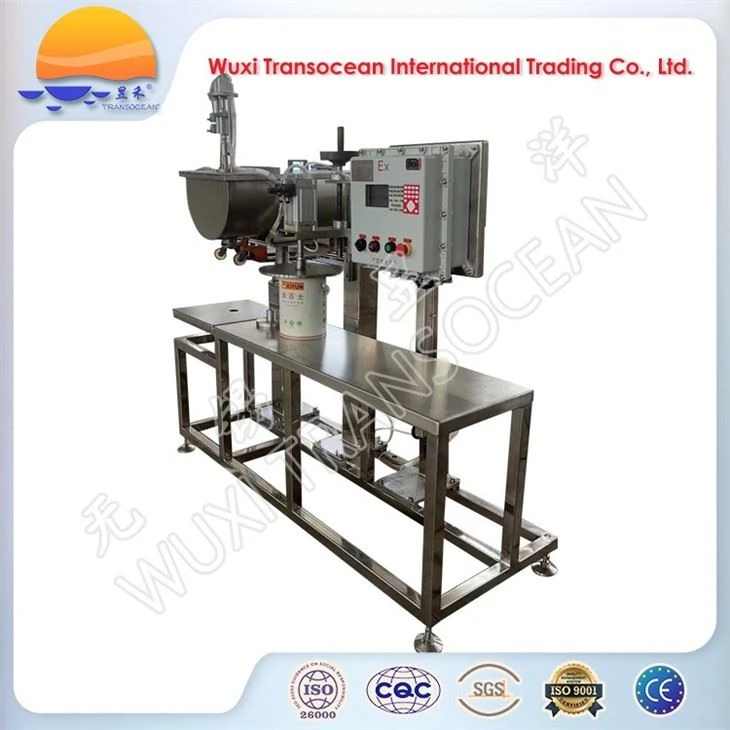 Semi-automatic Gravimetric Filling Capping Machine