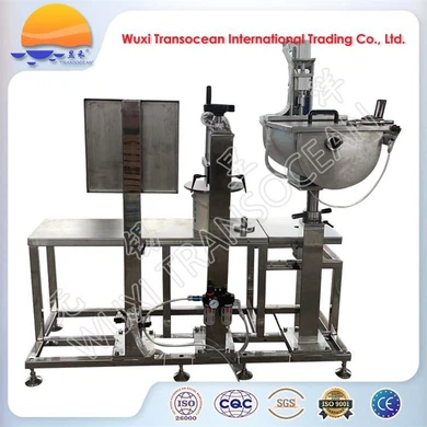 Semi-automatic Gravimetric Filling Capping Machine