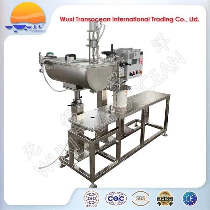 Semi-automatic Gravimetric Filling Capping Machine